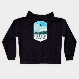 Ski Bear Lake Rocky Mountain National Park Kids Hoodie